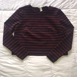 Striped Crop Top